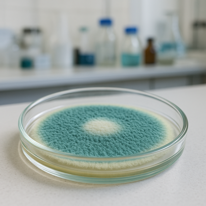 Penicillium chrysogenum | Pinselschimmel